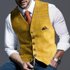 Variant image for Herre Vest Rutete Skreddersydd Ullblanding Elegant-16