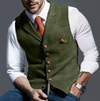 Variant image for Herre Vest Rutete Skreddersydd Ullblanding Elegant-23