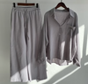 Variant image for Dame Linsett Topp og Bukse 100% Lin Elegant Komfortabel-29