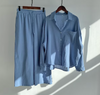 Variant image for Dame Linsett Topp og Bukse 100% Lin Elegant Komfortabel-22