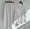 Variant image for Dame Linsett Topp og Bukse 100% Lin Elegant Komfortabel-50