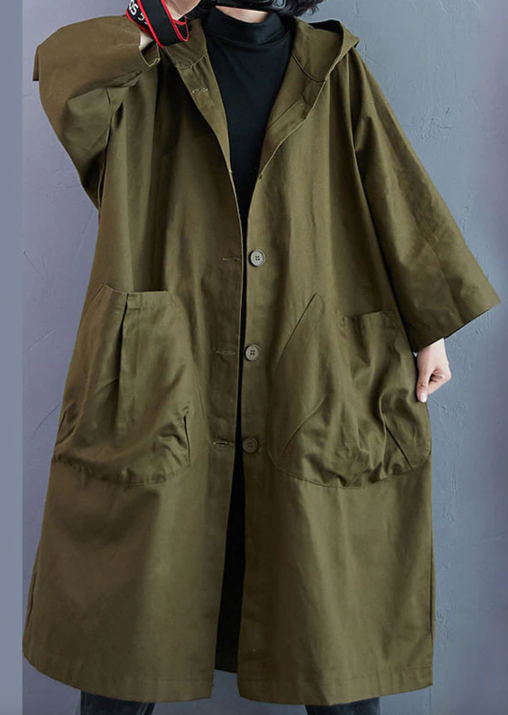 Vinterjakke Dame Lang Design i Høykvalitets Materiale-2