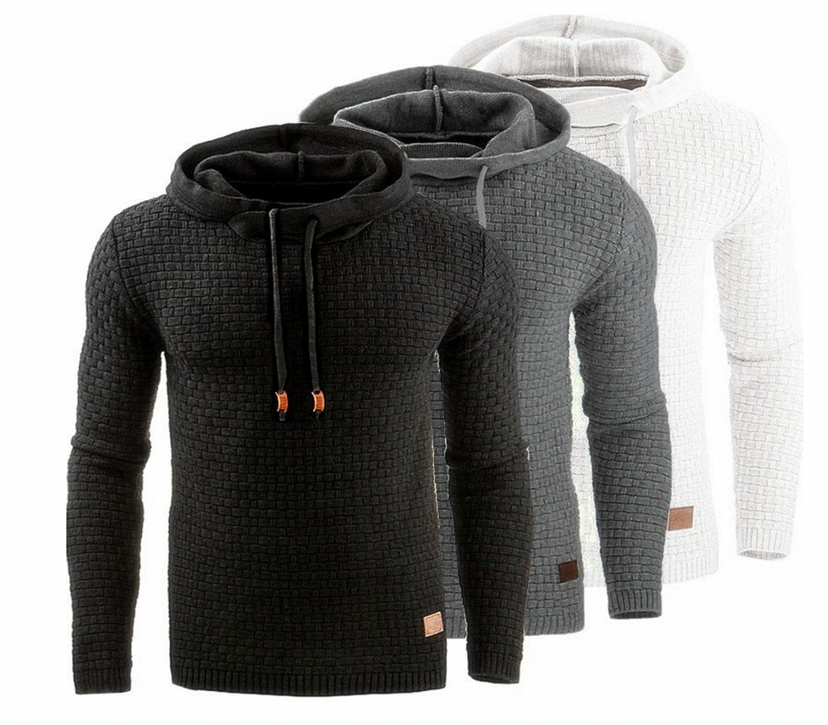 Herre Hettegenser Moderne Design 100% Bomull Varmt Materiale-1