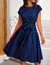 Variant image for Damekjole Retro Chic Polka Dot Lett Stoff-13