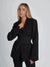 Variant image for Dame Blazer med Belte Elegant Høykvalitets Stoff-3