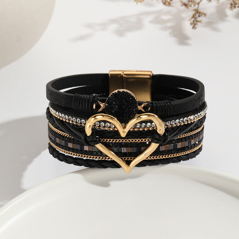 Bohemian Armbånd Dame med Naturlige Steiner 11