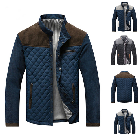 Herre Jakke Strømlinjeformet Design Polyester med Varmeteknologi-3