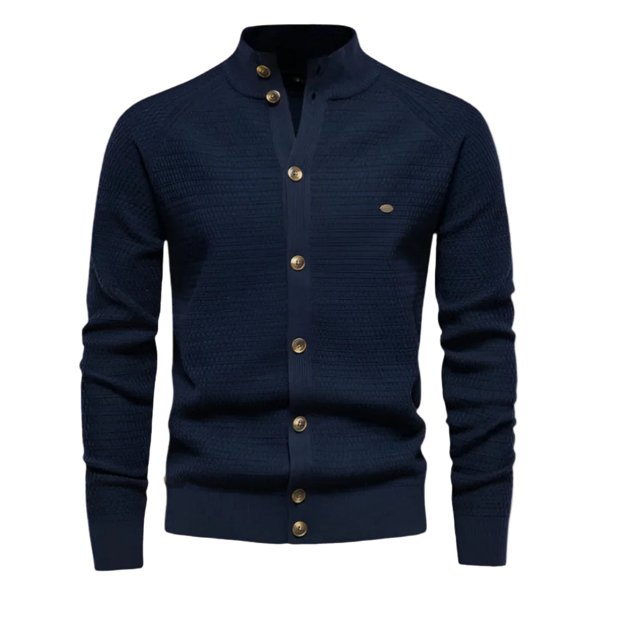 Cardigan Jakke Herre Klassisk Stil med Knapp Front 0
