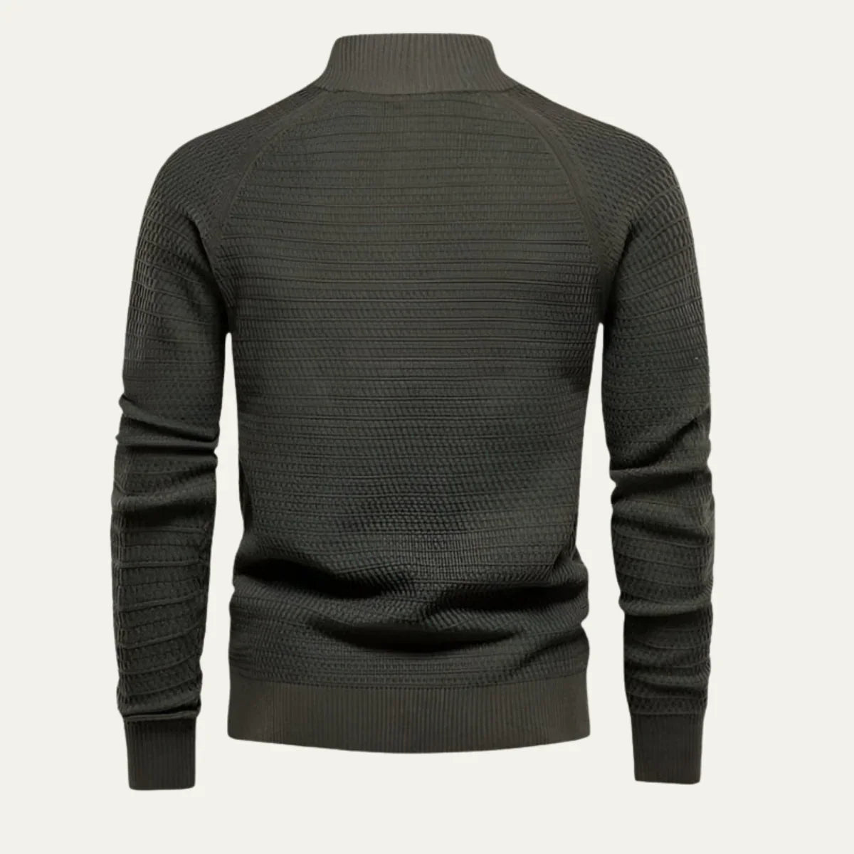 Cardigan Jakke Herre Klassisk Stil med Knapp Front 5