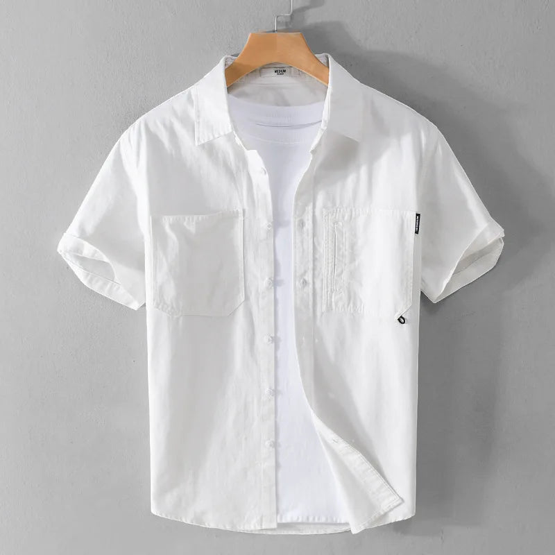 Variant image for Herreskjorte Casual Sommer Myk Bomull-13