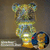 Bamse Lampe Unik 3D Effekt Plast LED Flerfarget Lys-2