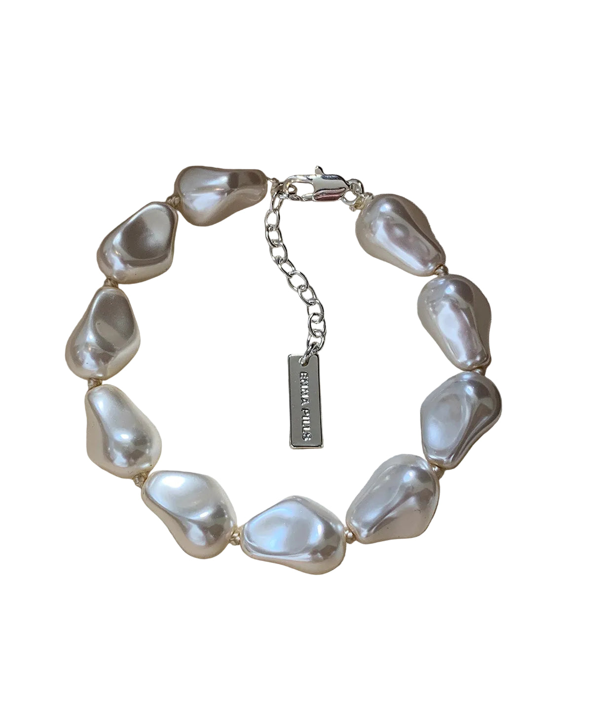 Dame Armbånd Asymmetrisk Perle Charm 4