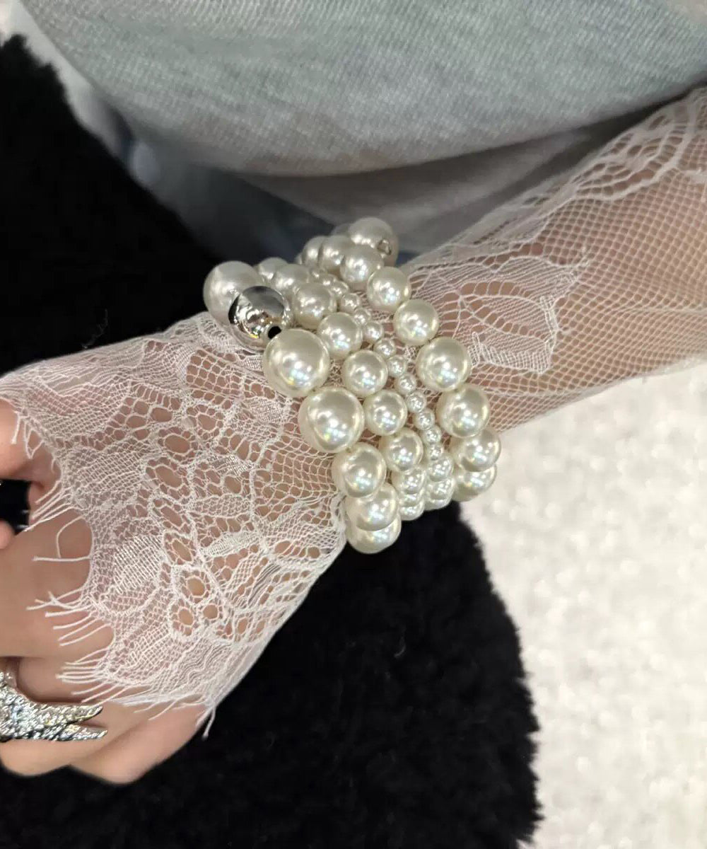 Dame Armbånd Flerlags Perle Design 4