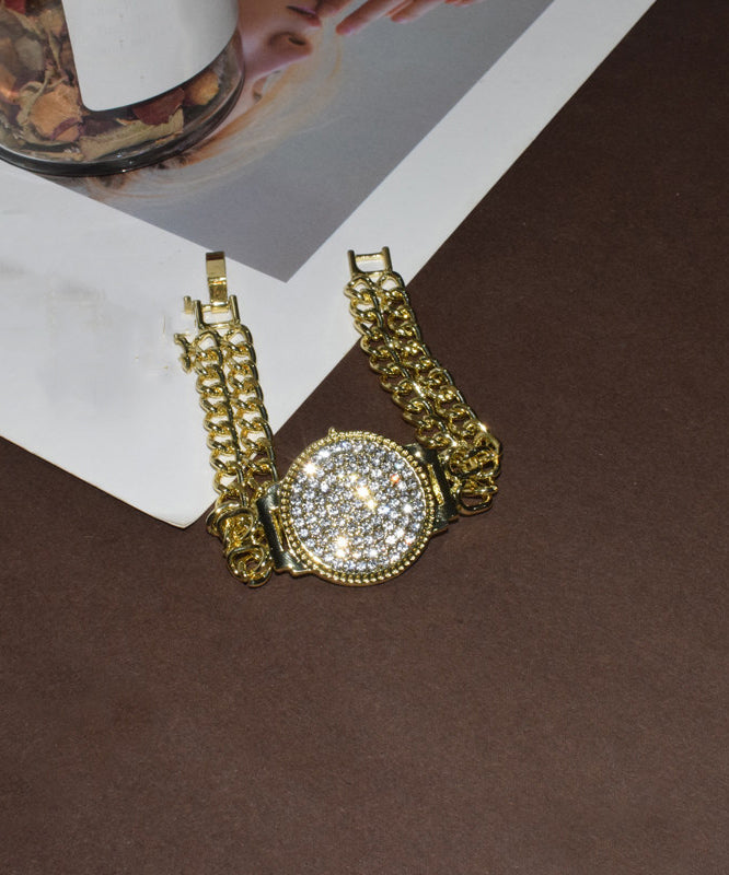 Dame Armbånd Med Hulldesign og Zircon Detaljer 2