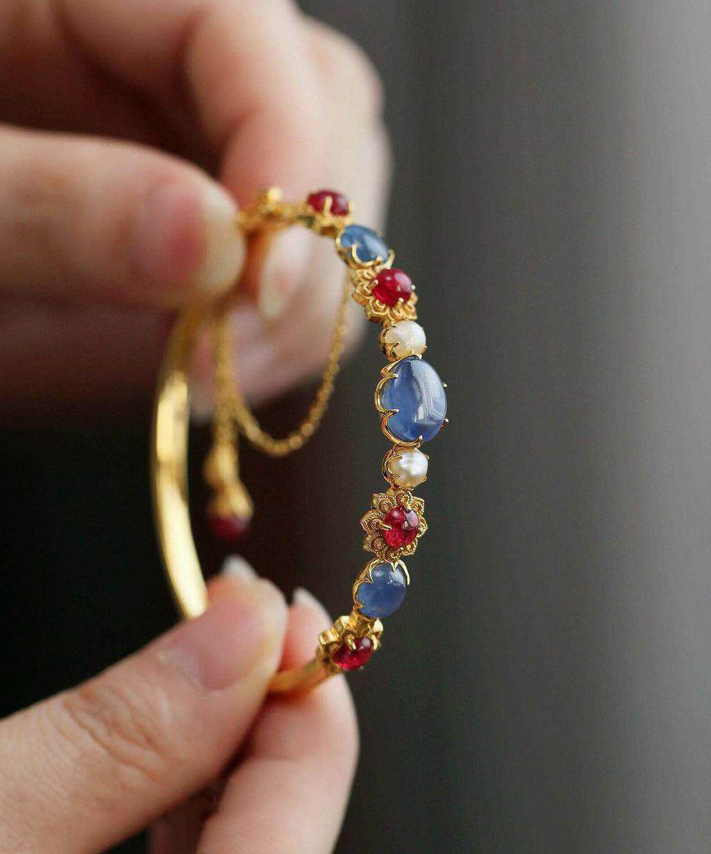 Dame Armbånd Perle Krystall Design 3