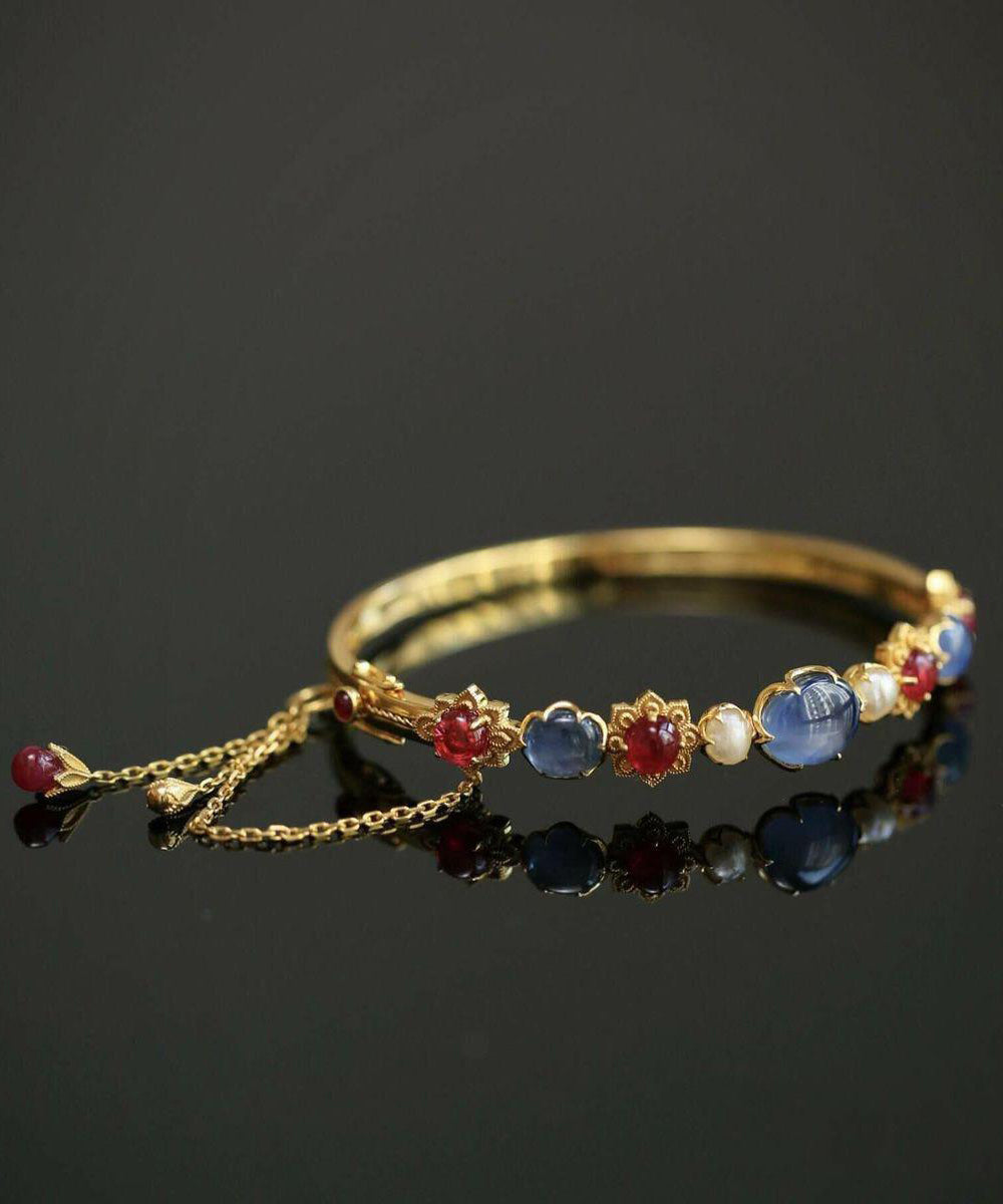 Dame Armbånd Perle Krystall Design 4