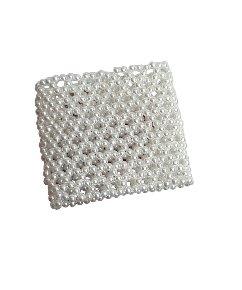 Dame Armbånd med Perle og Flettesøm Elastisk Design 4