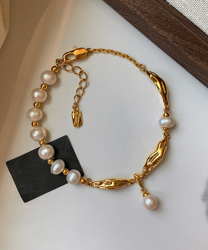 Dame Armbånd med Perle og Metalldetaljer 4