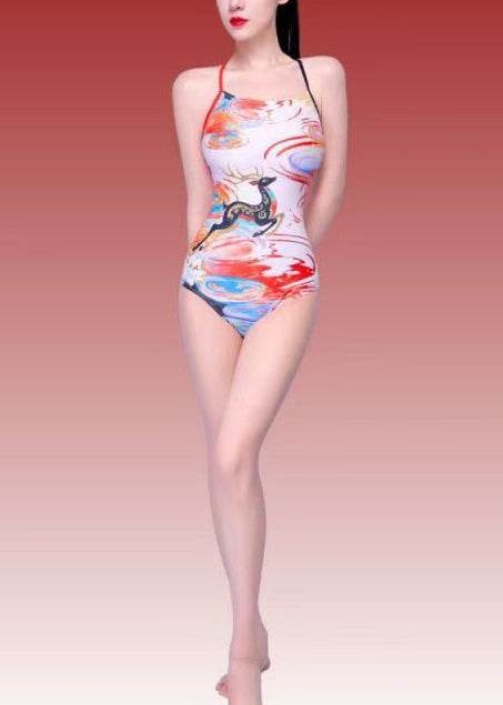 Dame Badedrakt Asymmetrisk Design 3