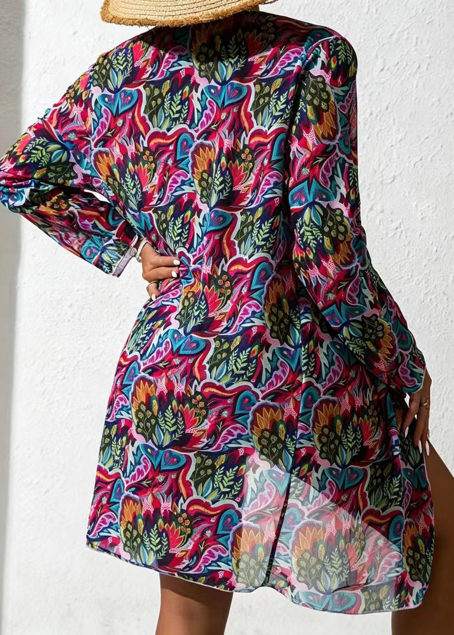 Dame Badetøy Tredelt Sett Boho Stil 1