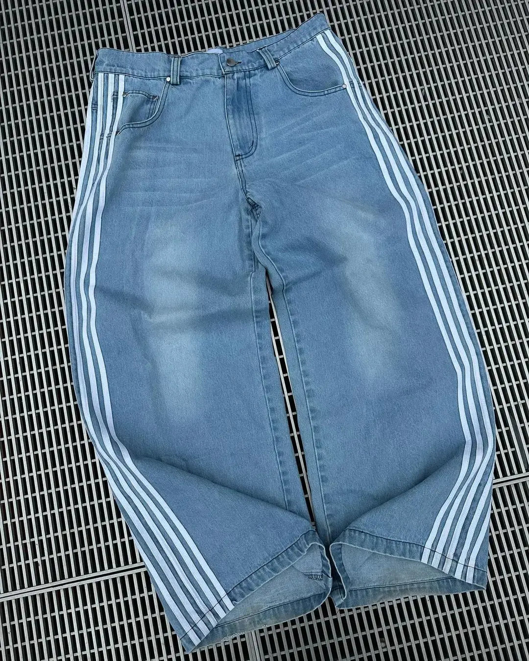 Dame Baggy Jeans Høy Midje 3