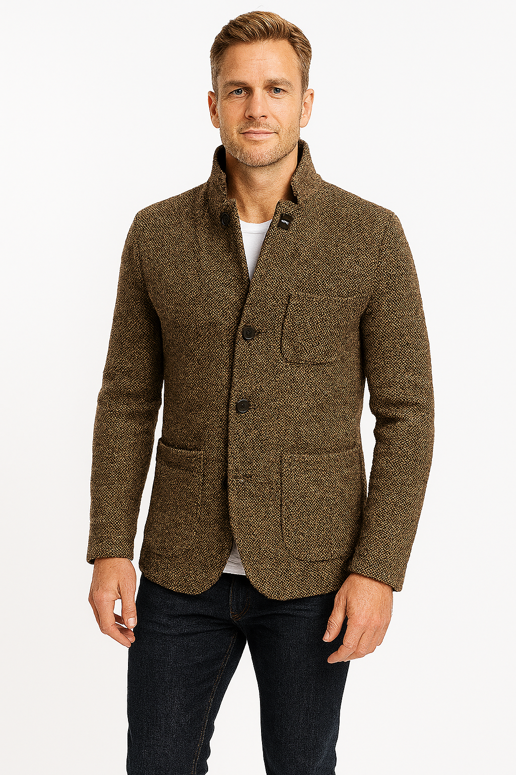 Dame Blazer Klassisk Silhuett Vintage-Inspirert 1