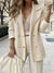 Dame Blazer Klassisk med Revers og Knappestolpe 2