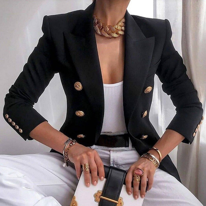 Dame Blazer Skreddersydd Stilig Design 8