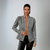Dame Blazer Teksturert Design Rayon Polyester Spandex 4