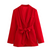 Dame Blazer og Bukse Sett Tidløs Design Elegant Silhuett 0