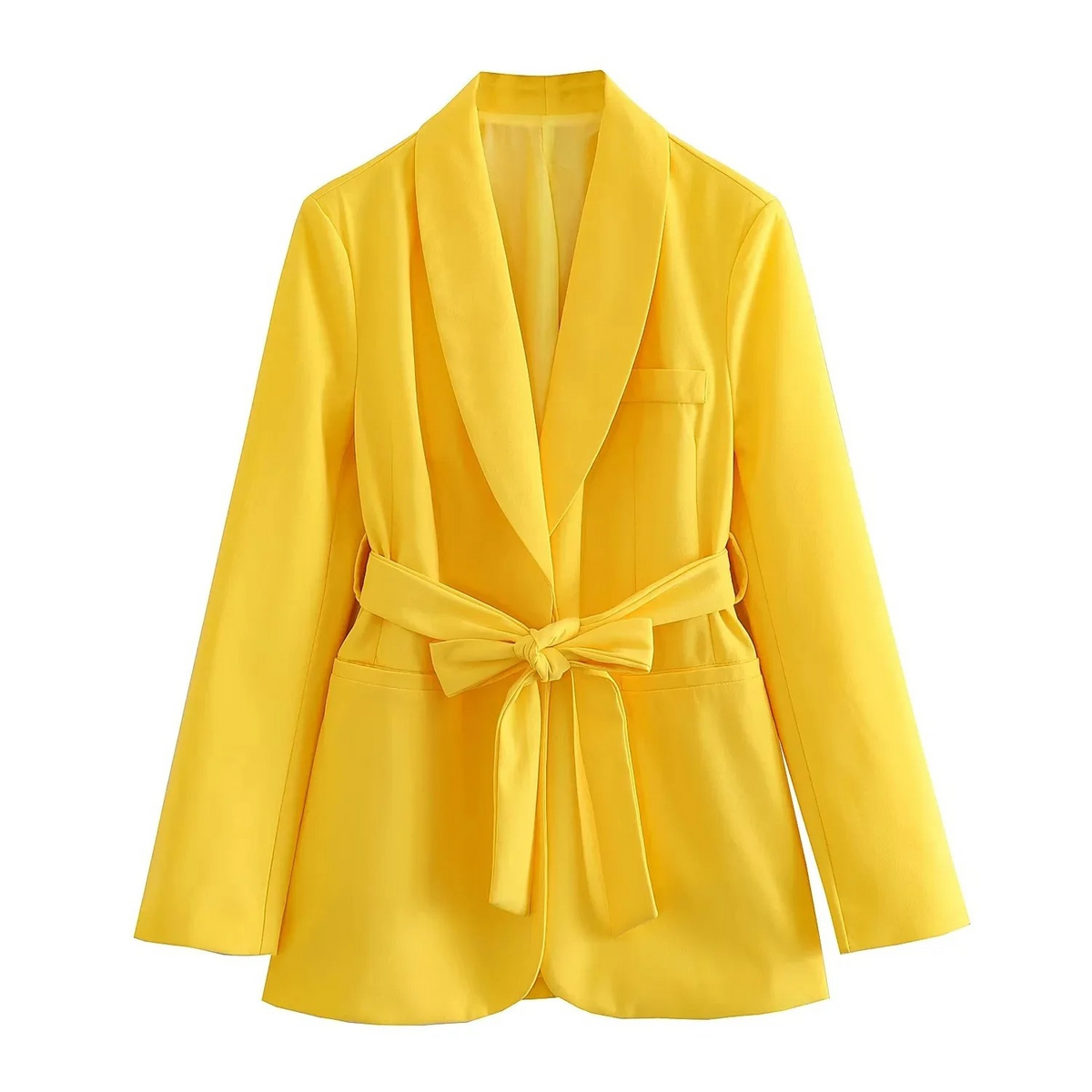Dame Blazer og Bukse Sett Tidløs Design Elegant Silhuett 3