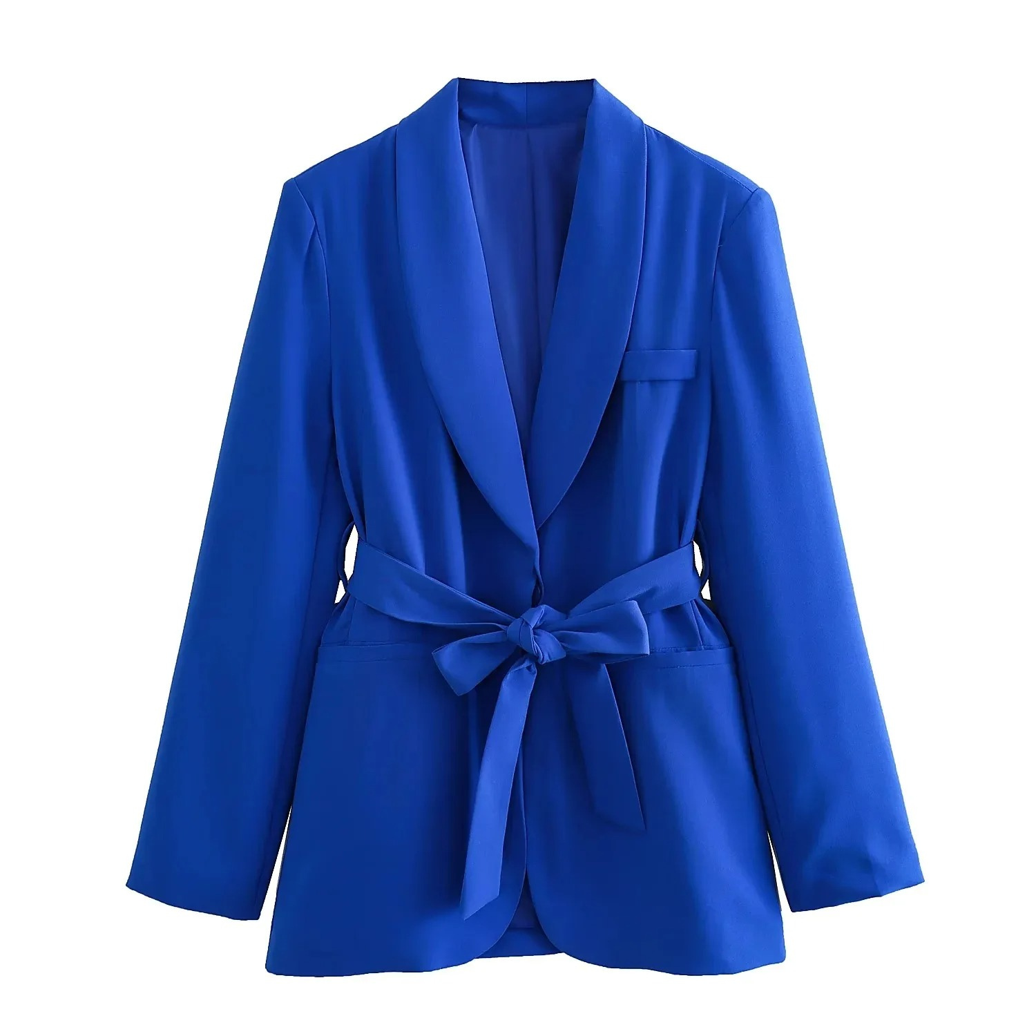 Dame Blazer og Bukse Sett Tidløs Design Elegant Silhuett 5