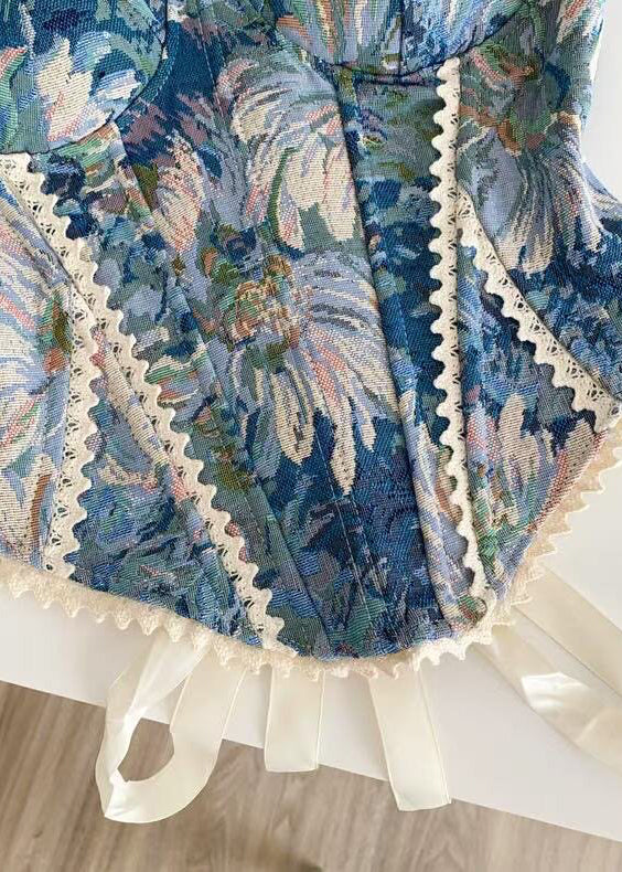 Dame Bluse Jacquard Snøring Patchwork 3