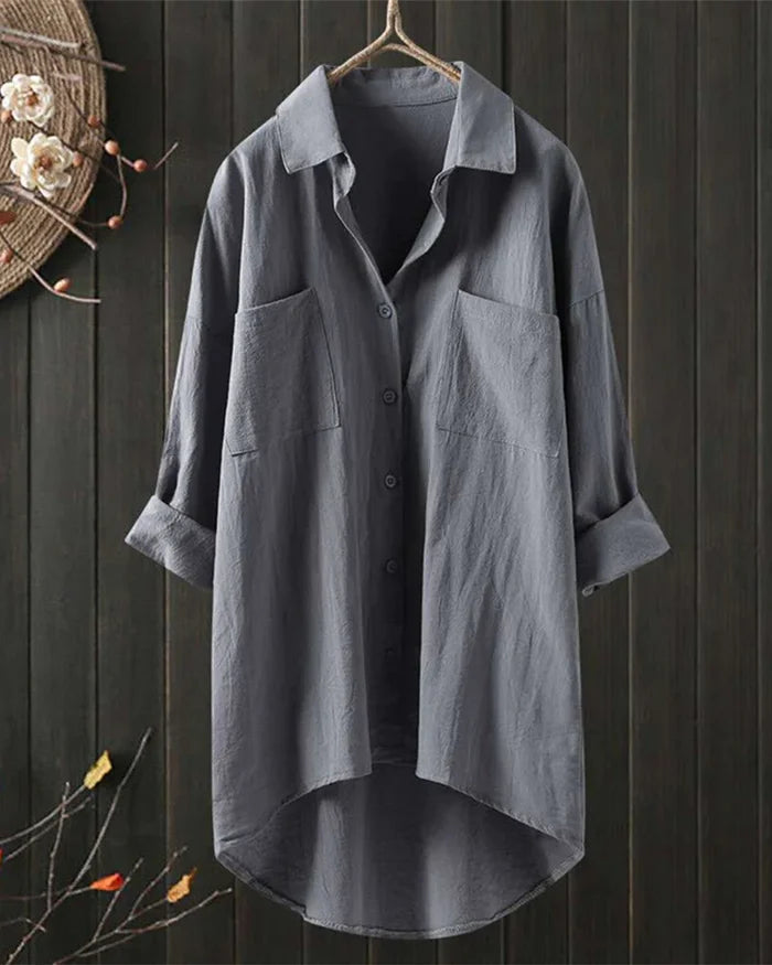 Dame Bluse Klassisk Stil 3