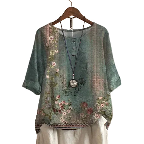 Dame Bluse Retro-inspirert 0