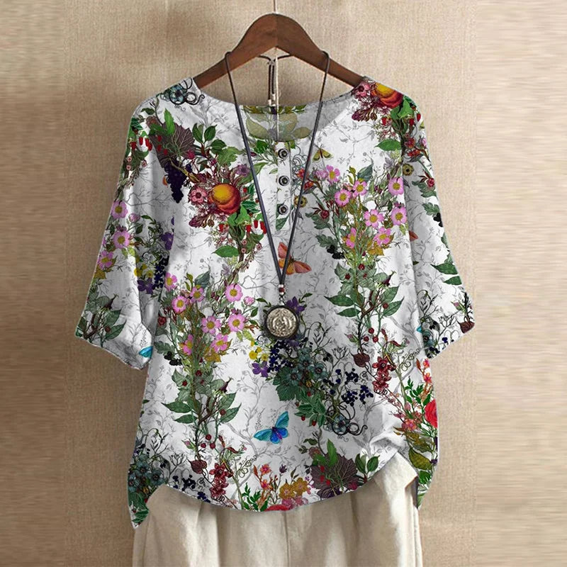 Dame Bluse Retro-inspirert 9