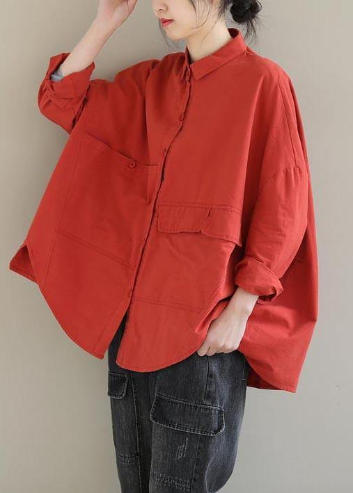 Dame Bluse med Jakkeslag Asymmetrisk Design 2
