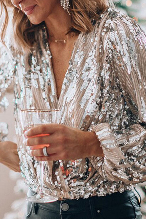 Dame Bluse med Lange Ermer Raffinert Design 2