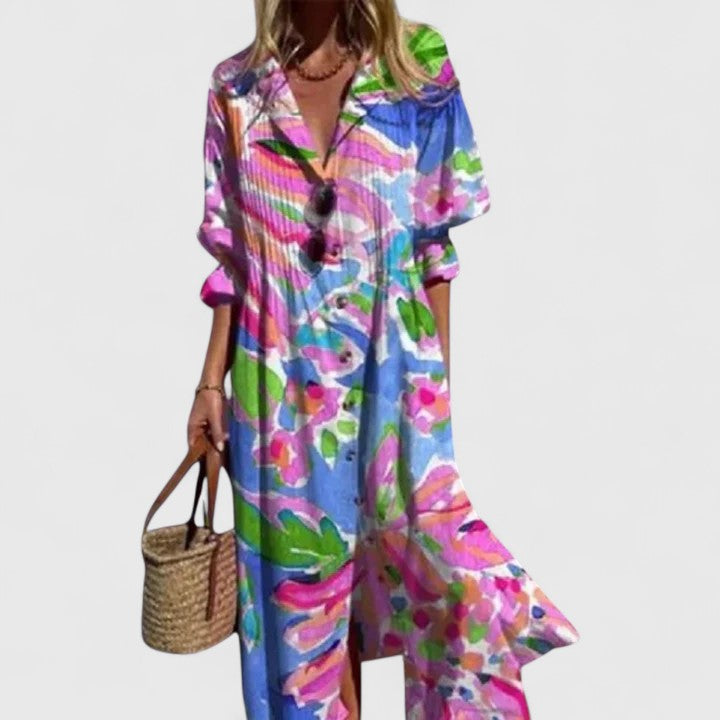 Dame Boho Kjole med Unik Design til Sommerbruk 4