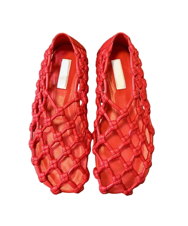 Dame Boho Sandaler med Hul Design 2