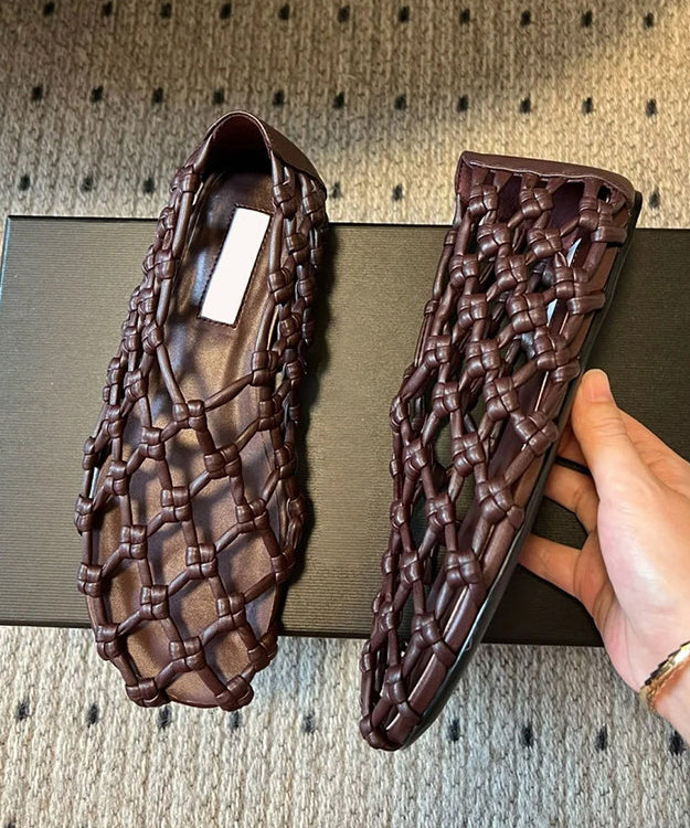 Dame Boho Sandaler med Hul Design 3