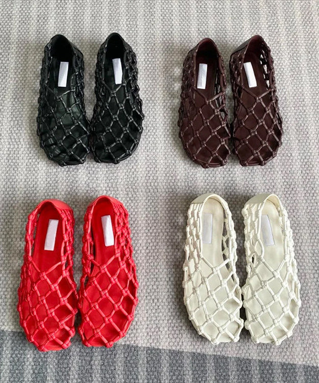 Dame Boho Sandaler med Hul Design 4