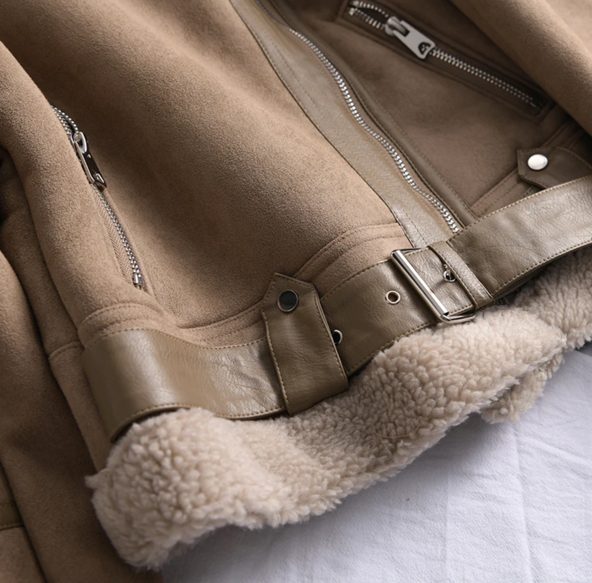 Dame Bomberjakke Fleece Stilig 4