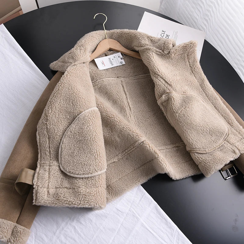 Dame Bomberjakke Fleece Stilig 6