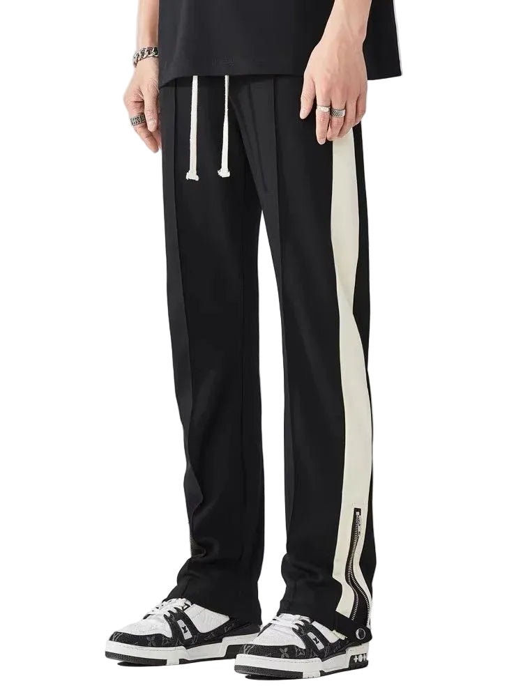 Dame Bukser 90-tallsinspirert med Kontraststripe 0