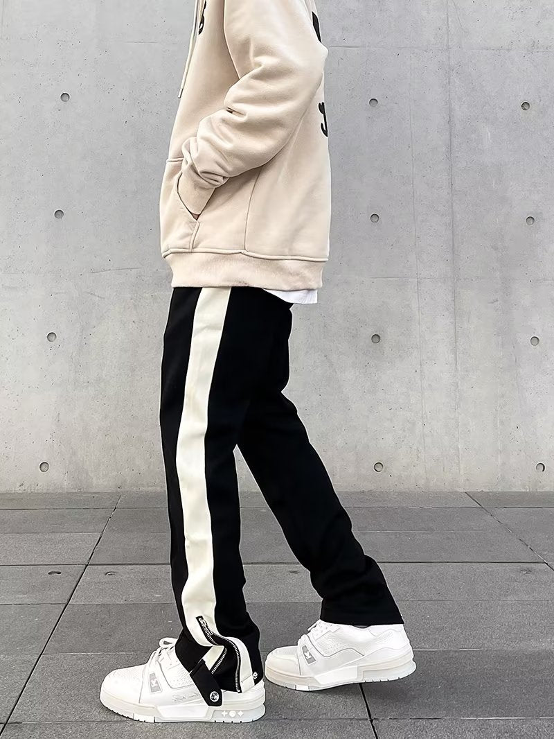 Dame Bukser 90-tallsinspirert med Kontraststripe 2