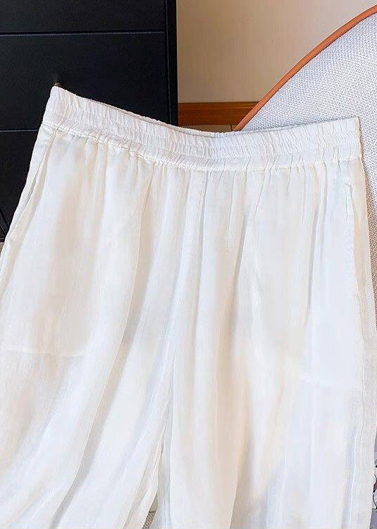 Dame Bukser Bohemsk Stil Med Elastisk Midje 2