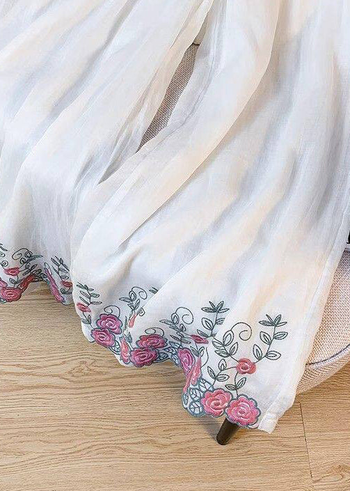 Dame Bukser Bohemsk Stil Med Elastisk Midje 3