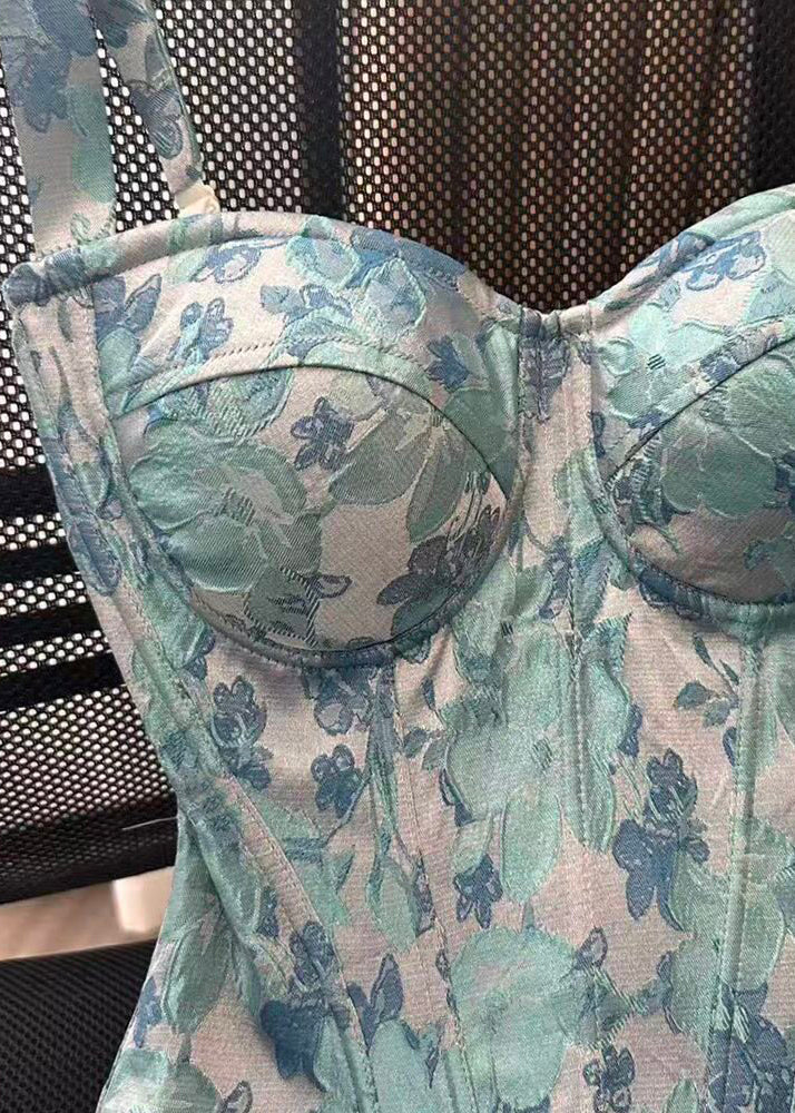 Dame Cami Topp med Jacquard Fiskebeinmønster 1