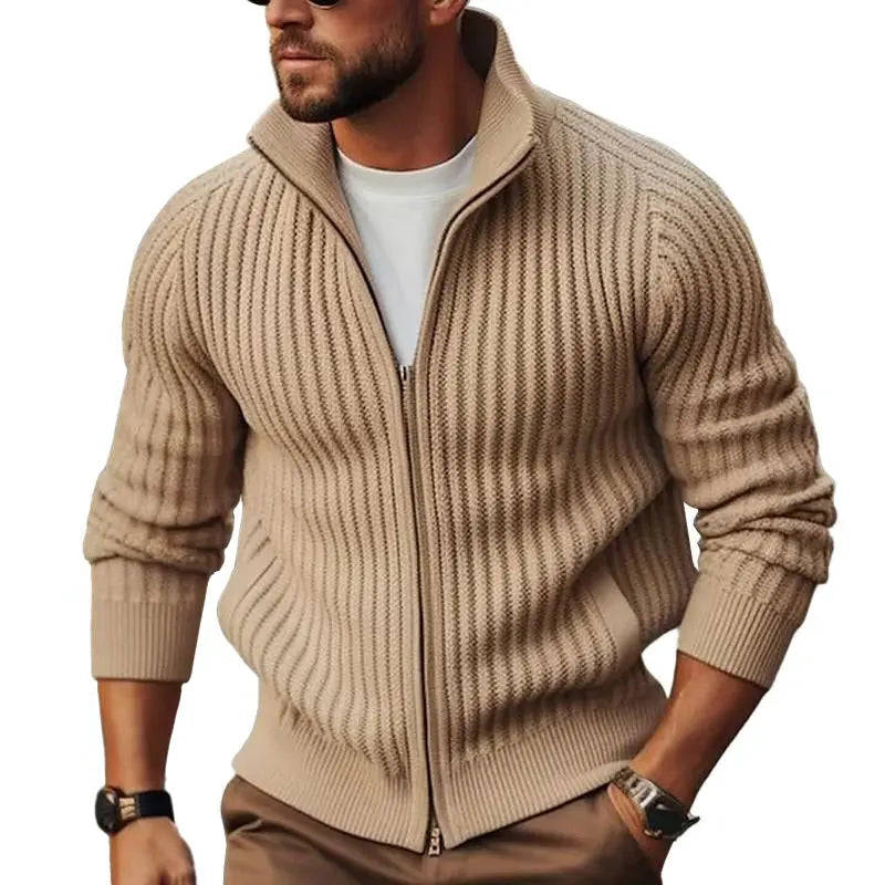 Dame Cardigan Klassisk Stil med Lange Ermer 1